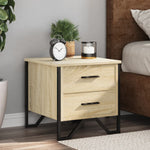 ZNTS Bedside Cabinets 2 pcs Sonoma Oak 40x41x40 cm Engineered Wood 848507