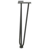 Hairpin Legs for Coffee Table 4 pcs Anthracite 42 cm Solid Steel 4012442