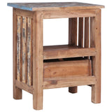 Bedside Cabinet 41x30x50 cm Solid Mahogany Wood 283926