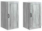 Cabinet Set 2 pcs Grey Sonoma Engineered Wood 3416958