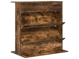 Magazine Rack Smoked Oak 70 x 41 x 96 cm Engineered Wood 899539