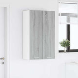 Hanging Cabinet Grey Sonoma 60 x 31 x 100 cm Engineered Wood 884359