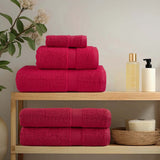 Premium Sauna Towels SOLUND 10 pcs Red 80x200 cm 600 gsm 137412