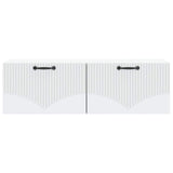 Wall-Mounted TV Cabinet White 98 x 31 x 30 cm Engineered Wood 899065