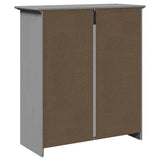 Hallway Cabinet BODO Grey 80x35x90 cm 4016868