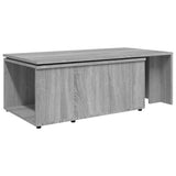 Coffee Table Grey Sonoma 150x50x35 cm Engineered Wood 815469
