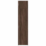 Slim Storage Cabinet Brown Oak 50x42.5x225 cm Engineered Wood 3281307
