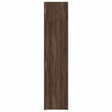 Slim Storage Cabinet Brown Oak 50x42.5x225 cm Engineered Wood 3281307