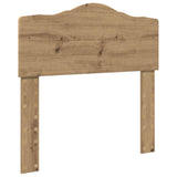 Bed Frame Artisian Oak 100 x 200 cm Solid Pine Wood 3412942