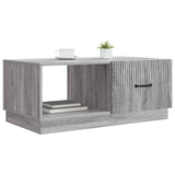 Coffee Table Grey Sonoma 90 x 50 x 37 cm Engineered Wood 895421