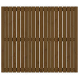 Wall Headboard Honey Brown 127.5x3x110 cm Solid Wood Pine 824941