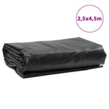 Tarpaulin Black 2.5x4.5 m 650 g/m 156077