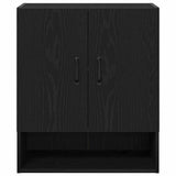 Wall Cabinet Black Oak 60 x 30 x 70 cm Engineered Wood 862798
