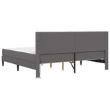 Bed Frame with LED Strip Lights Grey 180 x 200 cm Faux Leather 3415285