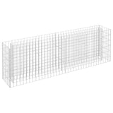 ZNTS Gabion Raised Bed Galvanised Steel 180x30x60 cm 145634