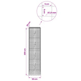Gabion with 3.5 mm Wire and 5x5 cm Mesh 50x20x200 cm 3462187