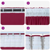 Velvet Curtains 2 pcs Wine red 225 x 140 cm Velvet 4107680