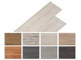 Flooring Planks 18 pcs White 5.26 m PVC 42046248