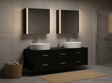 Bathroom Furniture Set 5 pcs Black Oak 3406928