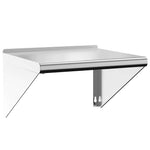 ZNTS Wall Shelf 50x45x31 cm Silver Stainless Steel 30276