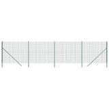 Wire Mesh Fence Green 2x10 m Galvanised Steel 154086
