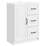 Sideboard High Gloss White 66 x 34.5 x 87 cm Engineered Wood 895779