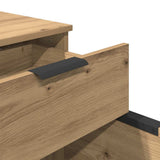 Mobile File Cabinet with Wheels Artisan Oak 45x38x54 cm Engineered Wood 856950