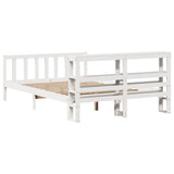 Bed Frame without Mattress White 160x200 cm Solid Wood Pine 3305766