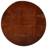 Table Top 50x3.8 cm Round Solid Wood Reclaimed 370022