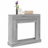 Fireplace Surround Grey Sonoma 100x30x87.5 cm Engineered Wood 854567