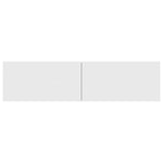 TV Cabinet White 120x30x30 cm Engineered Wood 801490