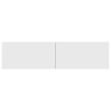 TV Cabinet White 120x30x30 cm Engineered Wood 801490