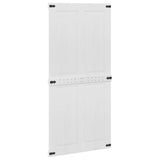 Barn Door Corona White 100 x 210 cm Solid Pine Wood 42021204