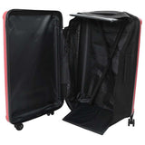 Suitcase Folding with Lock Red 50 x 30 x 76 cm ABS Plastic 42006248