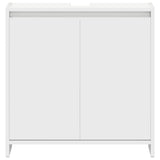 Bathroom Cabinet White 60x33x61 cm Engineered Wood 802642