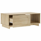 Coffee Table Sonoma Oak 95 x 50.5 x 35 cm Engineered Wood 8011443
