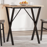 Dining Table Legs X-Frame 60x40x73 cm Steel 357906