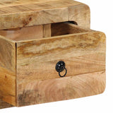 Wall-mounted TV Cabinet 100x32x25 cm Solid Wood Rough Mango 4104525