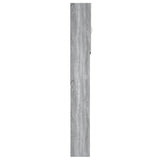 Washing Machine Cabinet Grey Sonoma 64x25.5x190 cm 815958