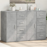 Sideboards 2 pcs Concrete Grey 59x39x80 cm Engineered Wood 3276633