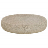 Countertop Basin Sand Oval 59x40x15 cm Ceramic 155078
