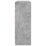 Sideboards with LED Lights 3 pcs Concrete Grey Engineered Wood 3209110