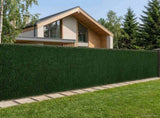 Artificial Fence Dark Green 1.5 x 5 m PVC and Steel 42042370