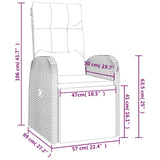 Garden Dining Set Black 3277650