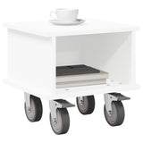 TV Stand White 37 x 35 x 35 cm Engineered Wood 891048