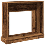 Fireplace Surround Old Wood 100x30x87.5 cm Engineered Wood 854569