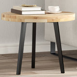Table Top Round 50x4 cm Solid Wood Acacia 4008689