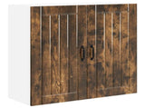 Wall Cabinet LUCCA Smoked Oak 80 x 31 x 80 cm Engineered Wood 885060