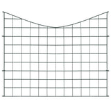 Lower Arch Garden Fence Set 77.5x64 cm Green 146104