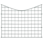 ZNTS Lower Arch Garden Fence Set 77.5x64 cm Green 146104